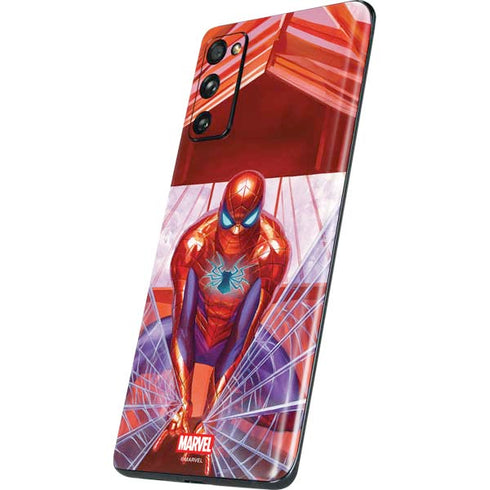 Marvel Spiderman Web Slinger Galaxy S20 Fan Edition Skin